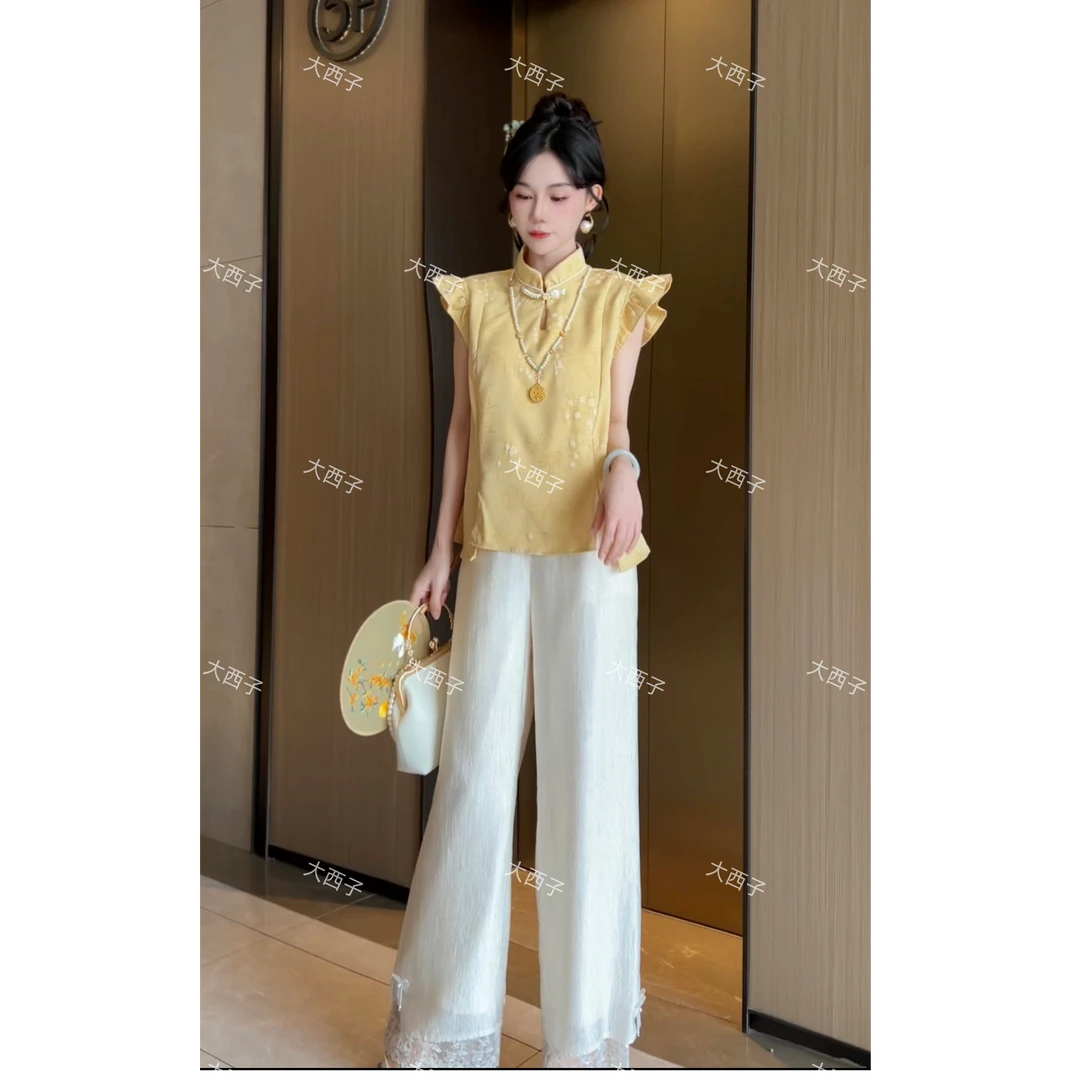 [折腰] 飞飞袖 新中式国风 温柔风上衣