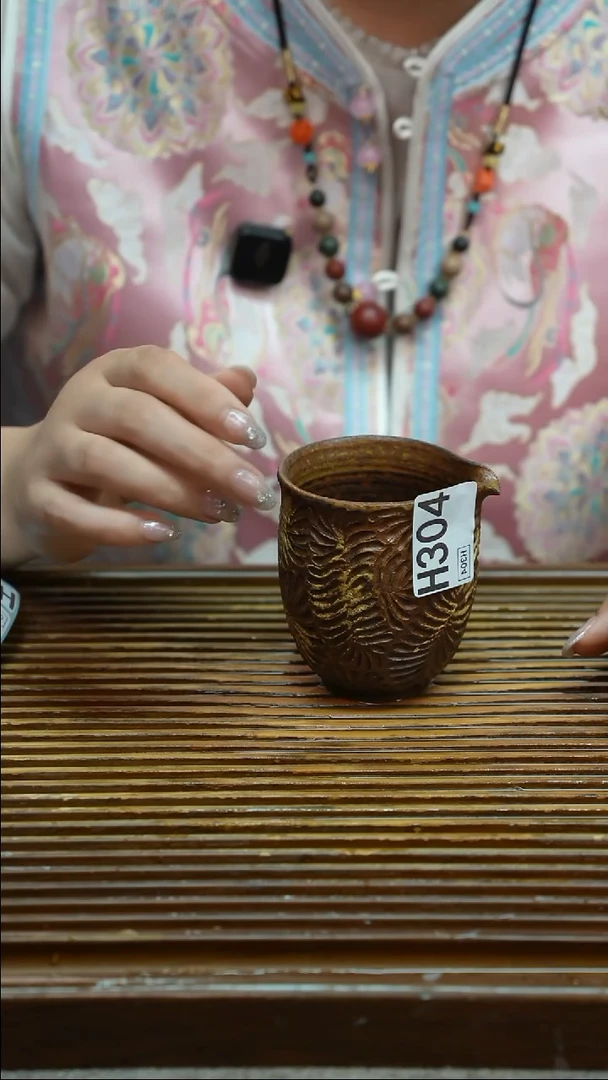 万古烧粗陶手工茶具
