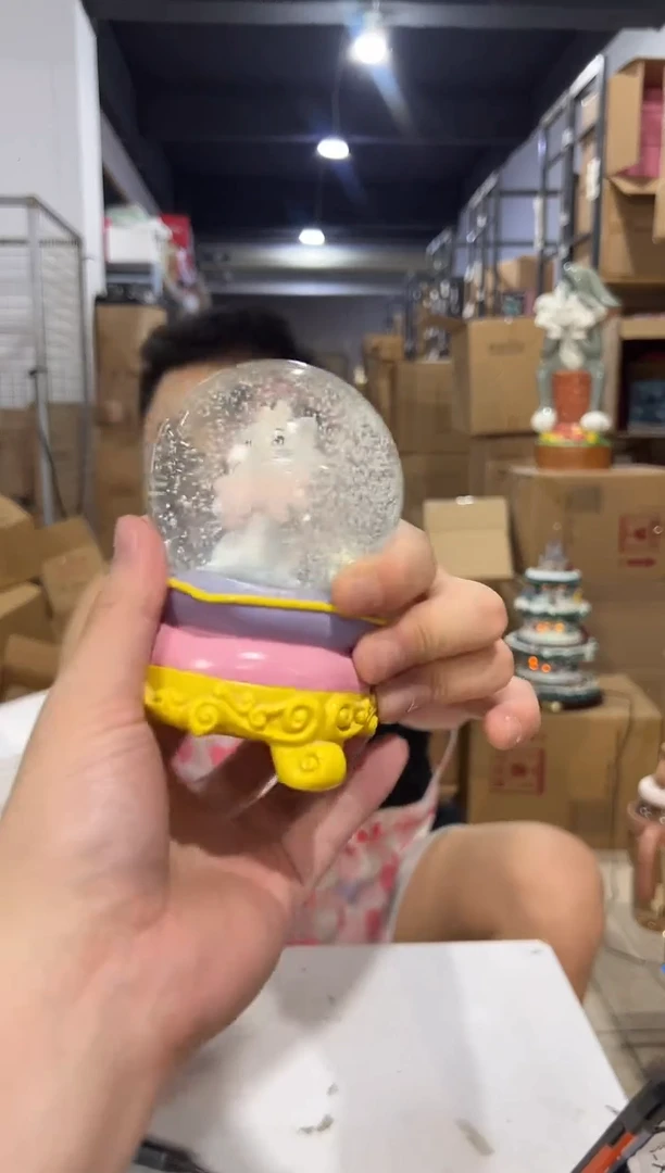 瓷片玛丽猫水晶球