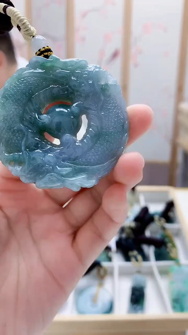 未镶嵌定制翡翠4898lr-毛货挂件31