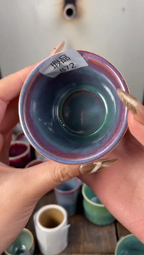 【闪购商品】摆件钧瓷手工茶器窑变