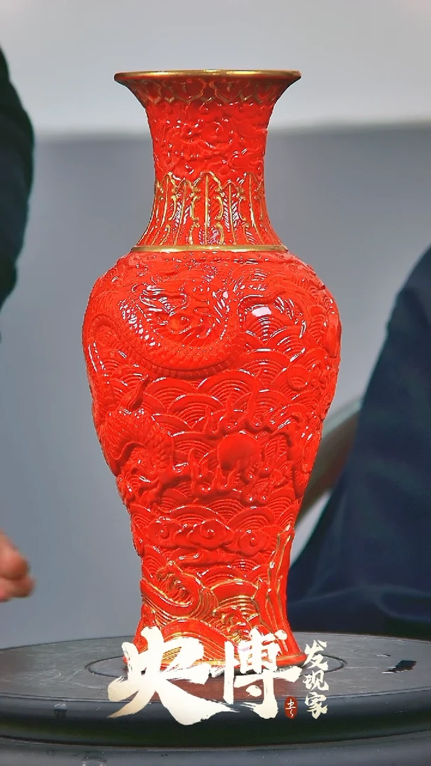 【闪购商品】摆件025/海水龙纹观音瓶/景德镇陶瓷摆件