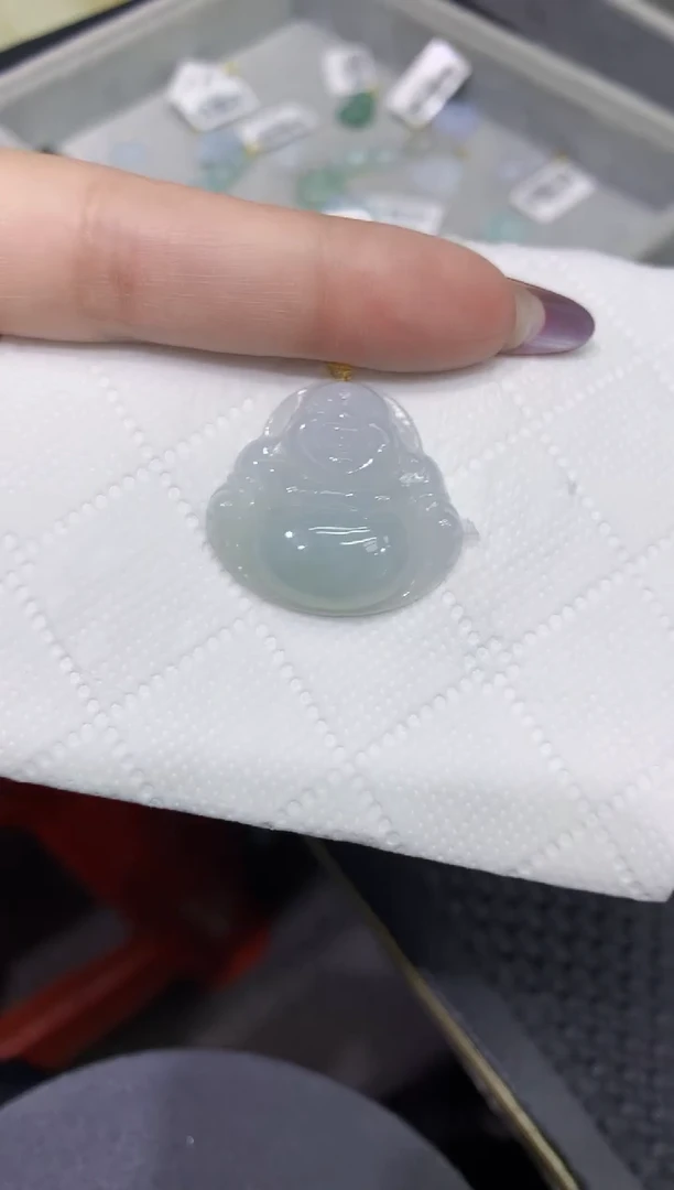 颈饰18K金镶嵌翡翠1111111111