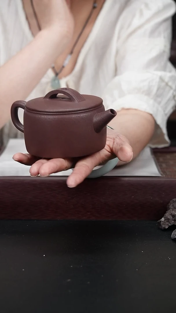 茶壶紫砂xj底槽青 汉瓦