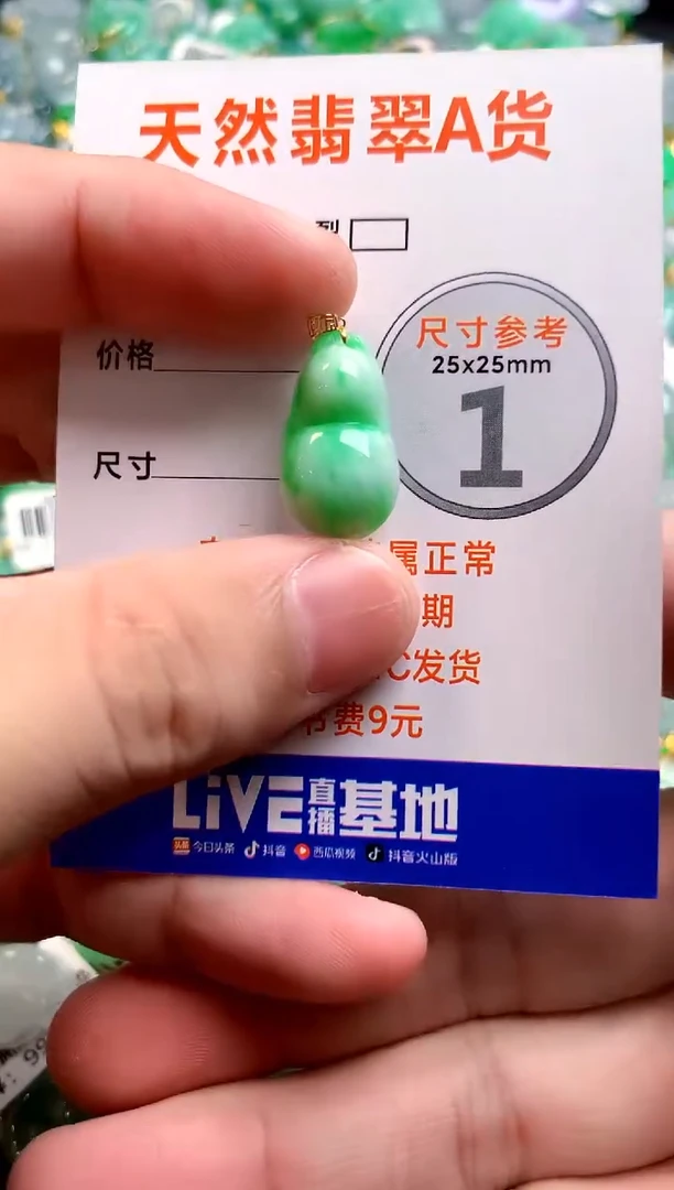颈饰18K金镶嵌翡翠0264821183