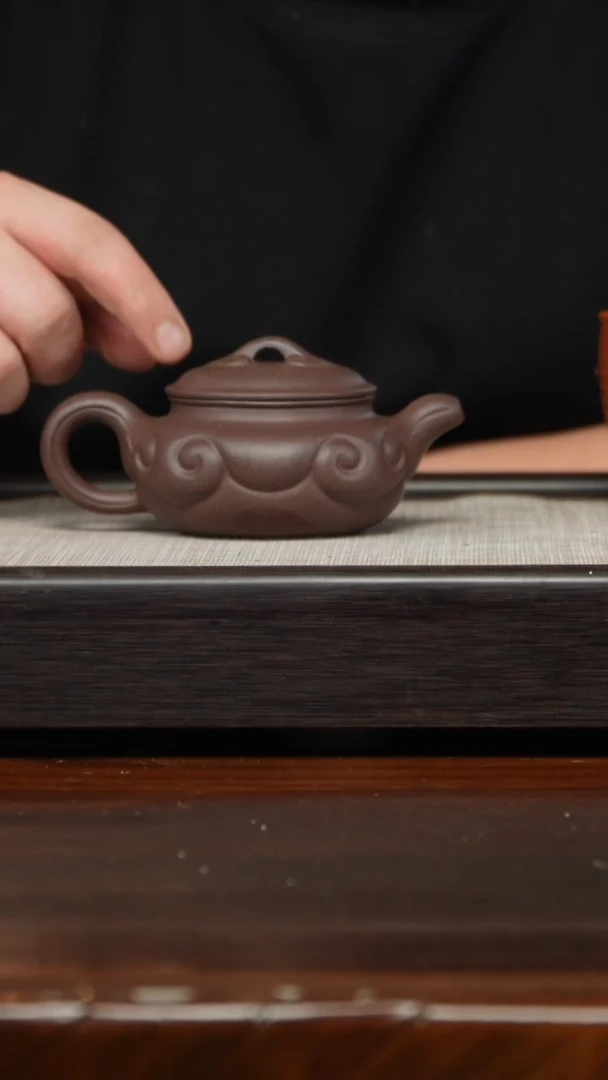 【闪购商品】紫砂茶壶仿古如意