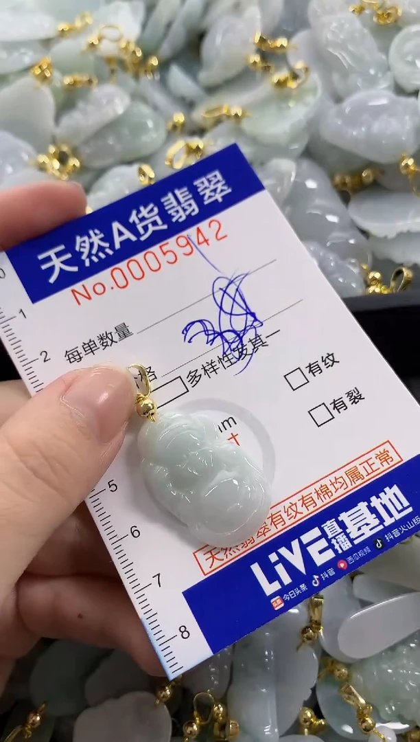 颈饰未镶嵌翡翠天然A货翡翠