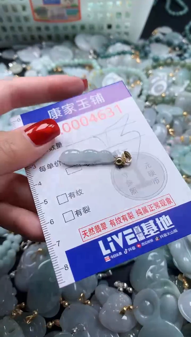 翡翠未镶嵌吊坠(不含链)4631
