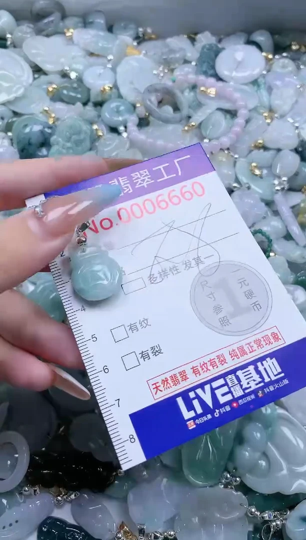 翡翠未镶嵌吊坠(不含链)6660