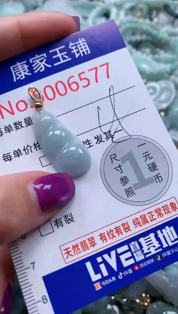 颈饰未镶嵌翡翠6577