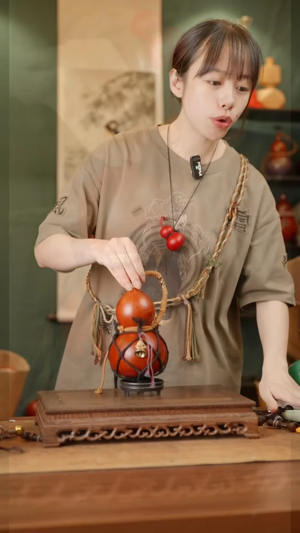 293号精品天然大漆酒葫芦一物一拍~/