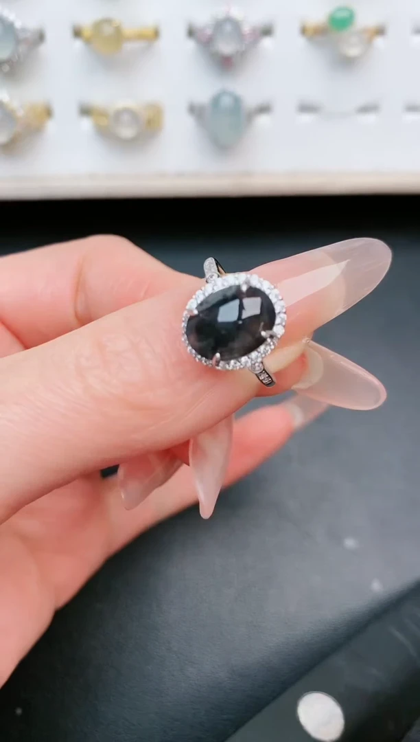 【闪购商品】翡翠戒指银S925镶嵌.....