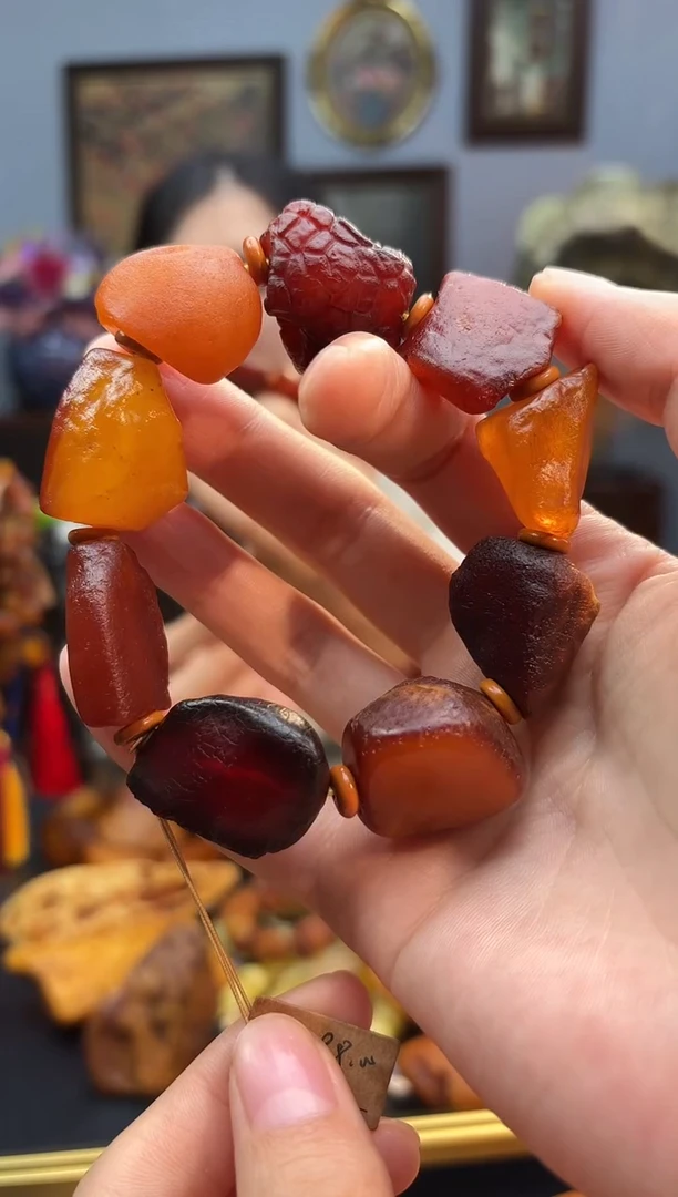 手串琥珀未镶嵌手串