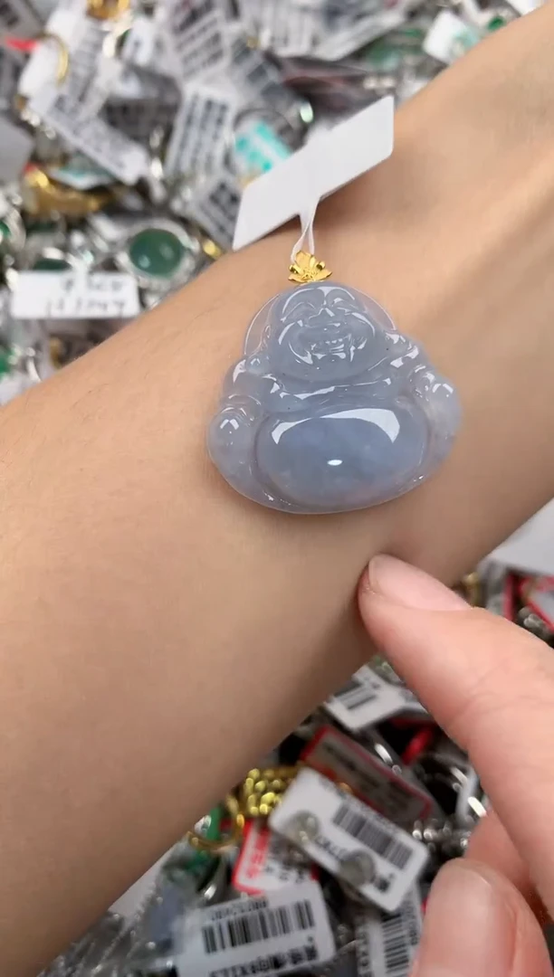 18K金镶嵌戒指翡翠999     8