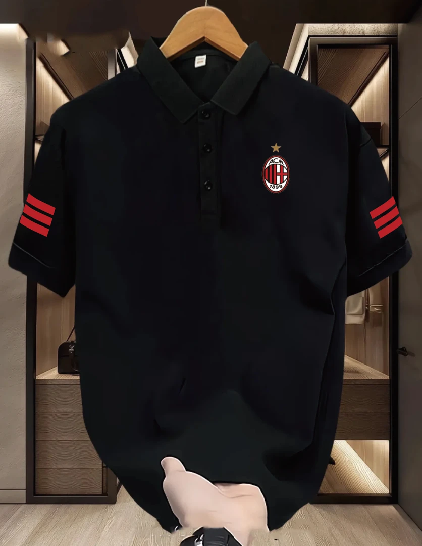 夏季足球POLO衫运动休闲短袖翻领经典款球队配色（上身显气质）