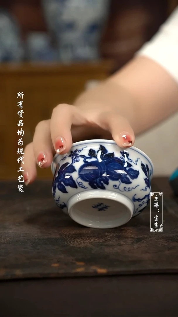 微瑕福利手绘高温现代瓷 柴 南瓜 矮炉士100c