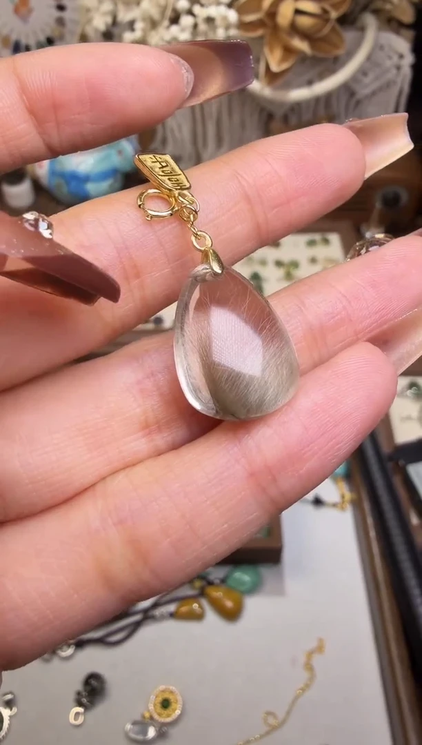 水晶摆件未镶嵌吊坠