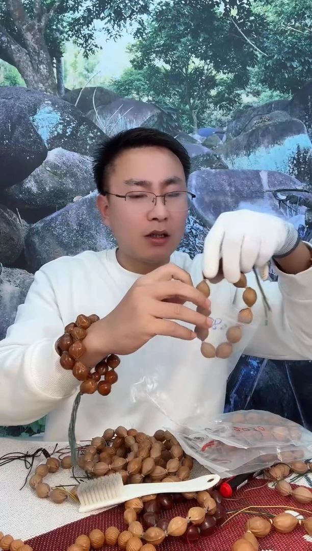 【闪购商品】橄榄核手串2027头货梅林铁核原生态手串780