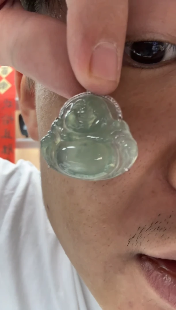 【闪购商品】翡翠颈饰18K金镶嵌金镶豪钻冰晴佛公-多样性