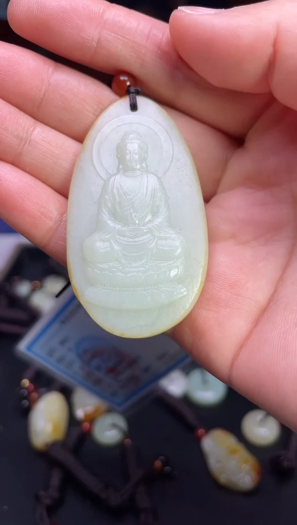 颈饰未镶嵌和田玉123