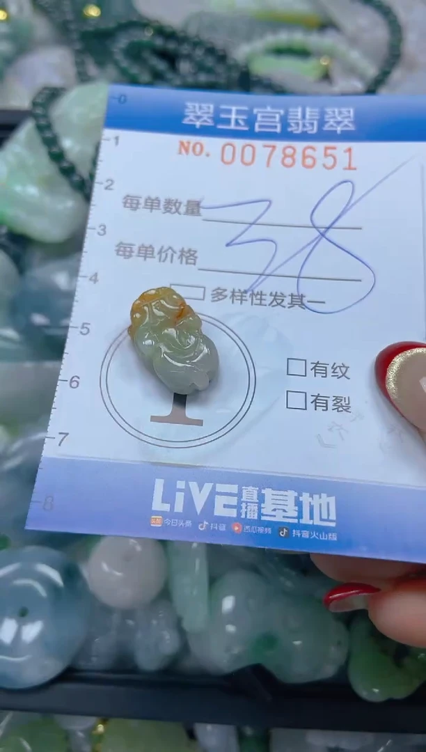 【闪购商品】翡翠颈饰未镶嵌闪购0078651