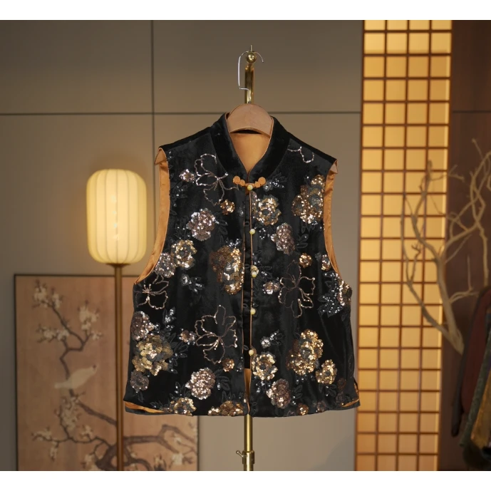 【金蕊照影-马甲】中式国风马甲3793