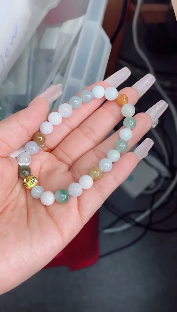 未镶嵌戒指翡翠珠串
