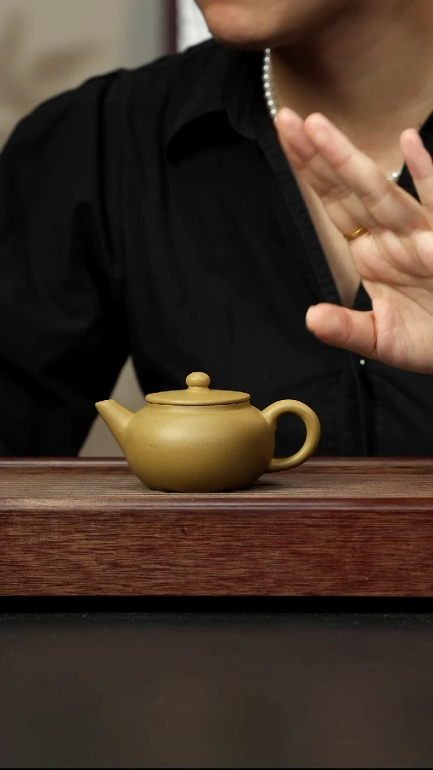 紫砂茶壶黄金段 福利平盖水平