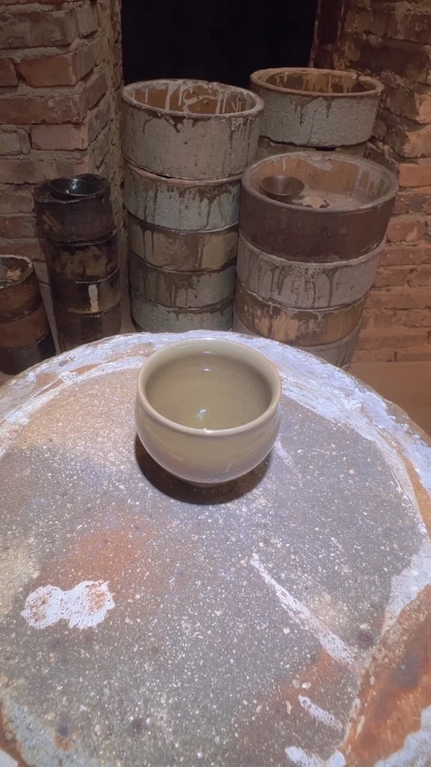 茶盏火*洛开播福利柴烧建盏主人杯