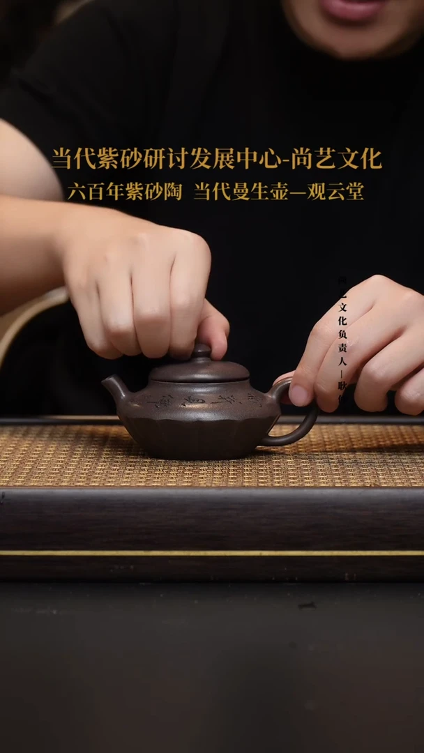 茶壶紫砂宜兴紫砂壶合欢