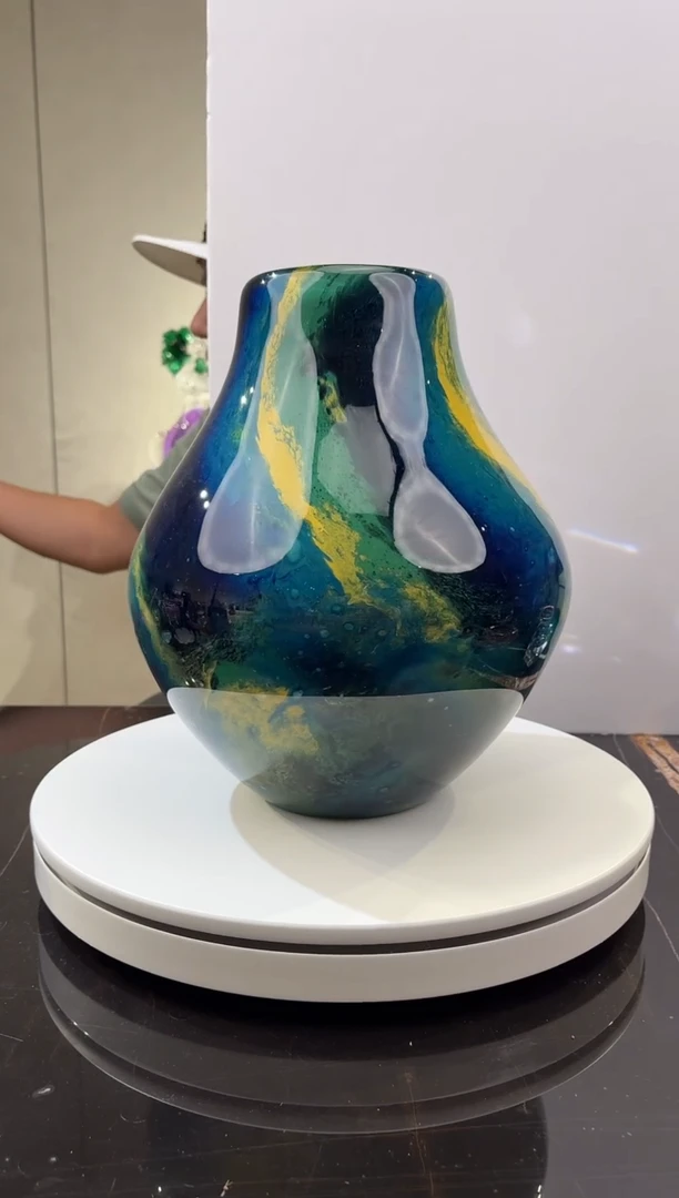 摆件CS0101055星云中式艺术琉璃花器