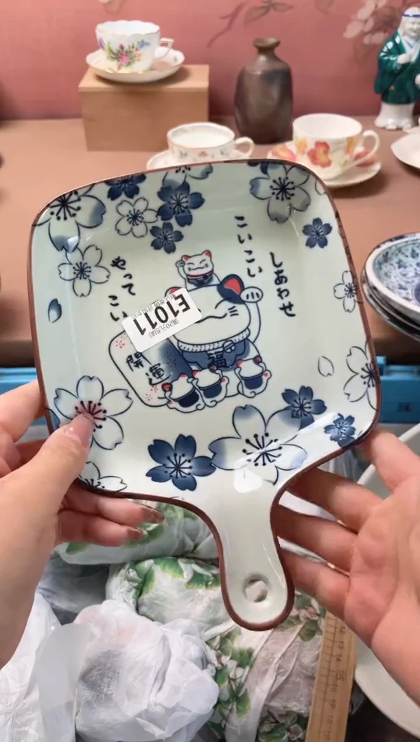 瓷片燕*瓷器瓷器E1011