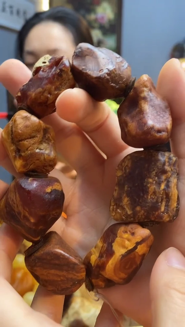 未镶嵌琥珀手串手串