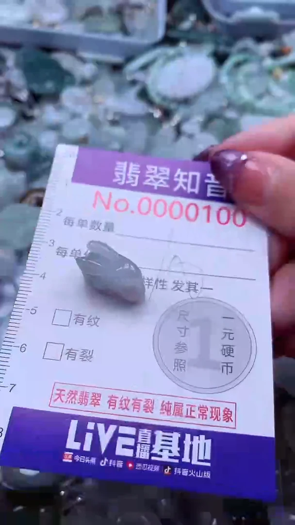 翡翠未镶嵌吊坠(不含链)100