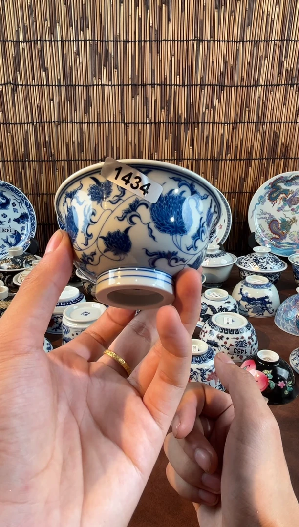 1434天禄言瓷纯手绘茶器