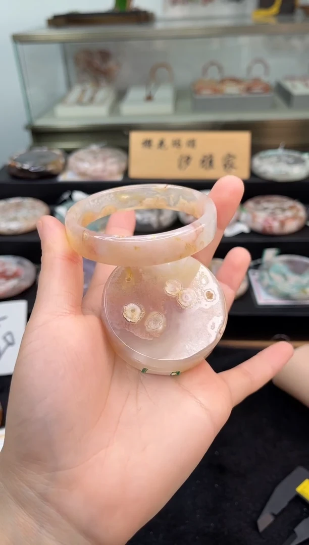 未镶嵌手镯石英质玉58圈口（赠品镯心）3376609