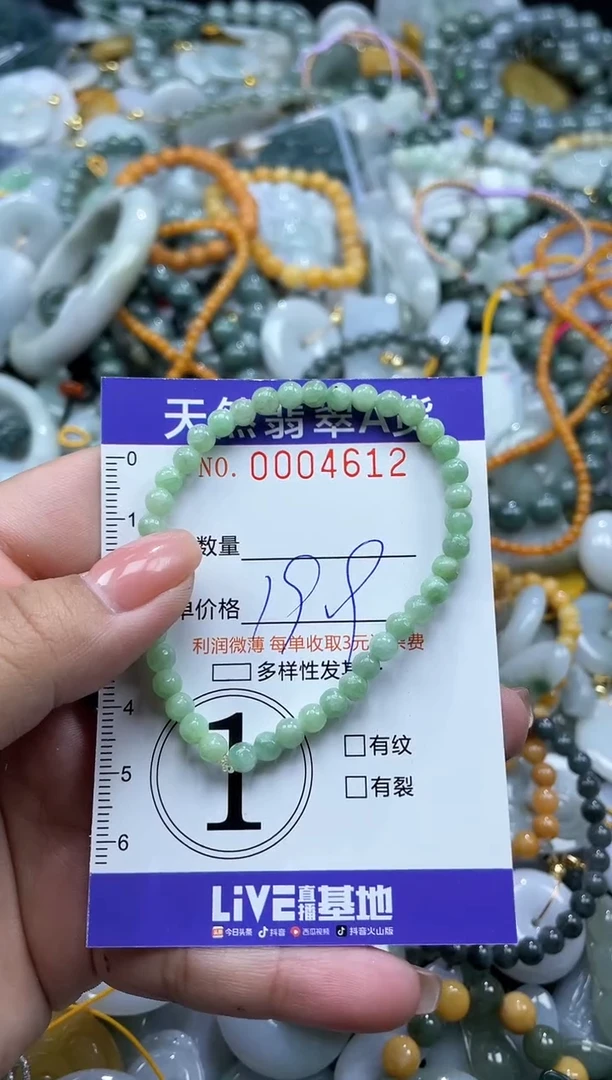 翡翠未镶嵌颈饰04612