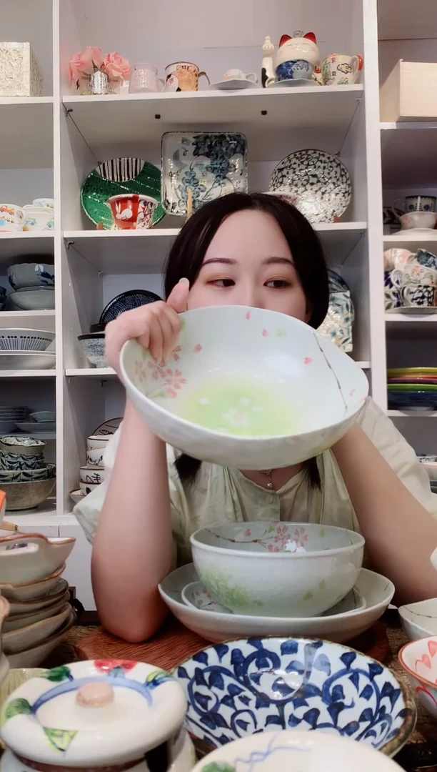 陶瓷花庵樱花树大钵20cm