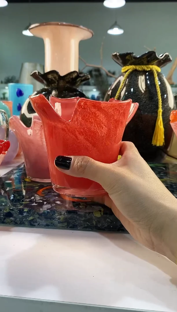 慕忆家手作琉璃花瓶