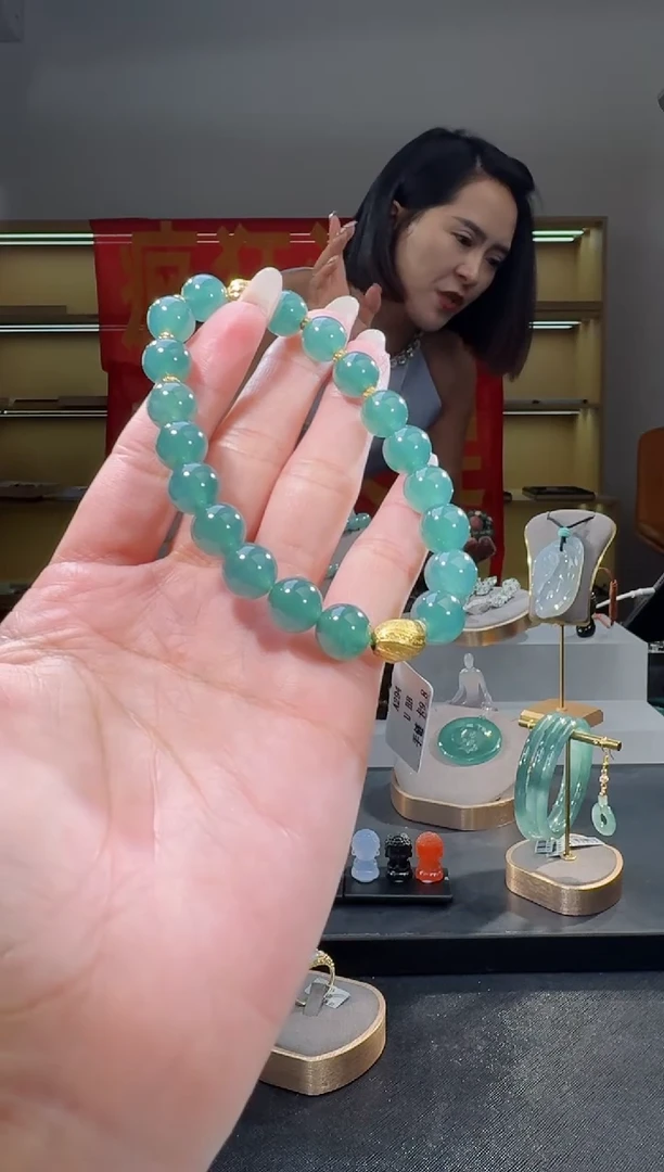 手串翡翠未镶嵌手串纯天然A货翡翠（多样性发其一）