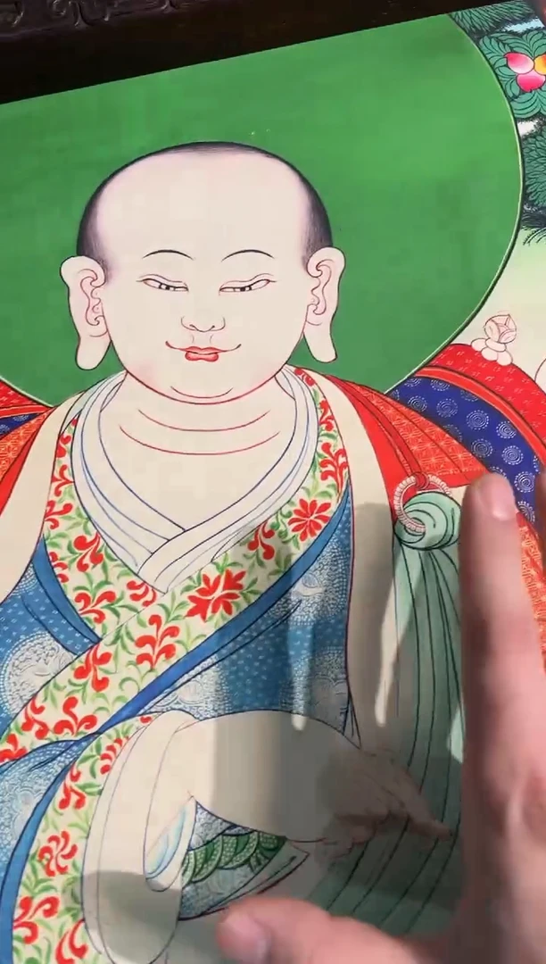 卷轴画卷轴画天弟的唐卡