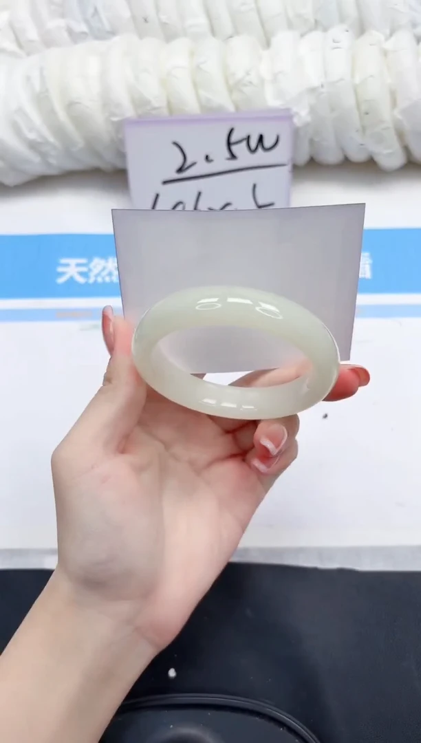 未镶嵌手镯石英质玉185-56-送女友