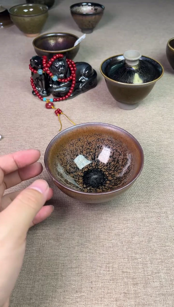 茶盏建窑建盏专拍链接021微瑕