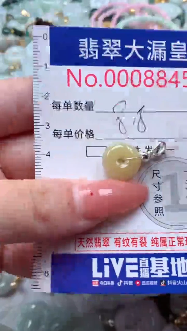 翡翠未镶嵌吊坠(不含链)8845