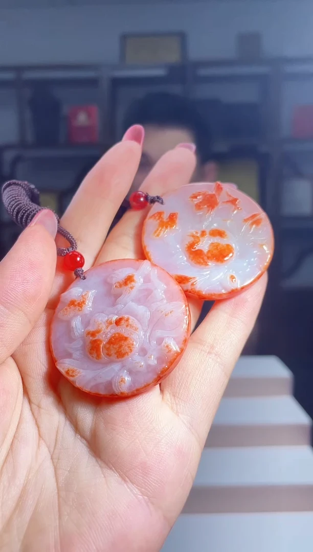 吊坠(不含链)未镶嵌翡翠天然A货翡翠多样性发其一JYZY-10.28-19