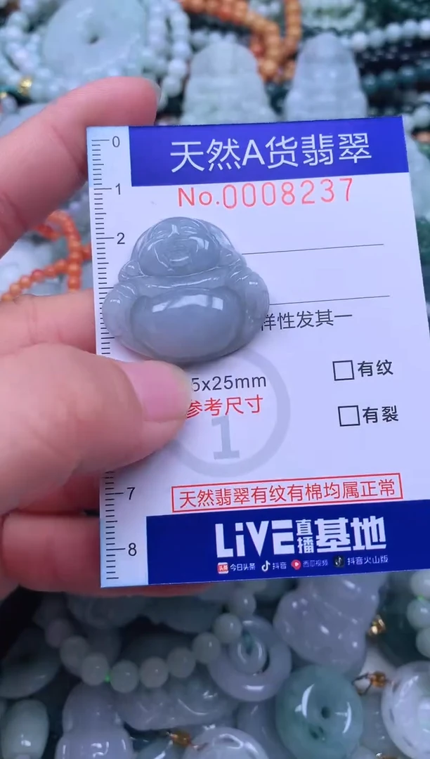 颈饰未镶嵌翡翠天然翡翠