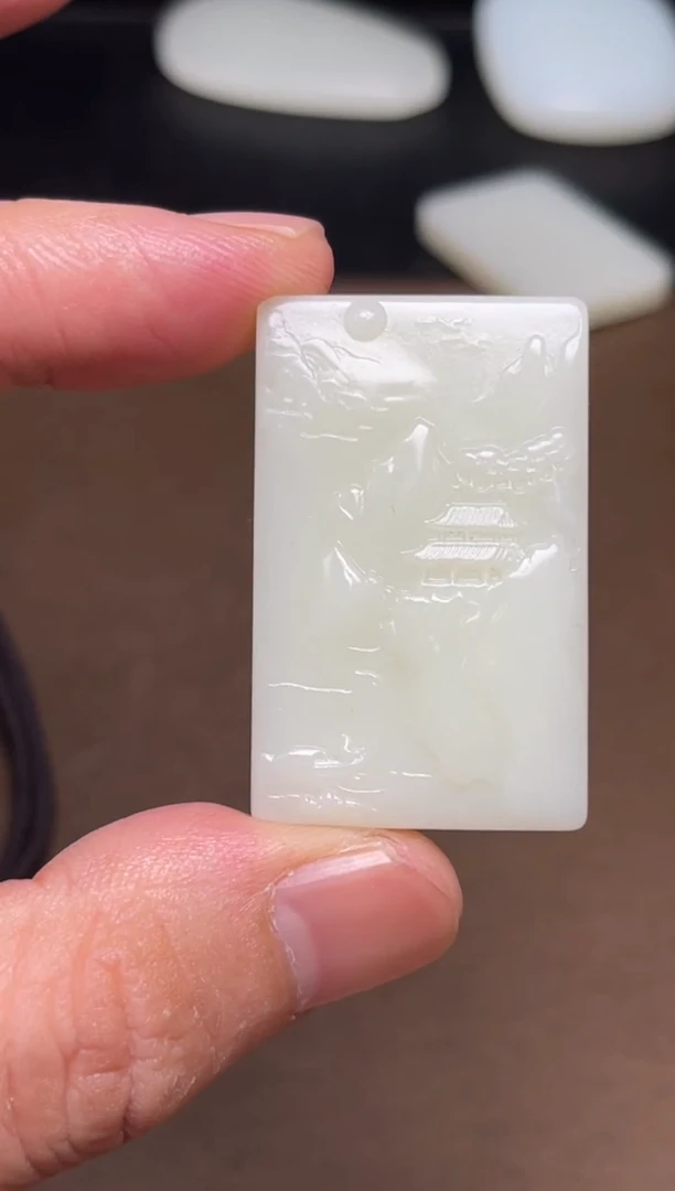 和田玉未镶嵌颈饰20  通