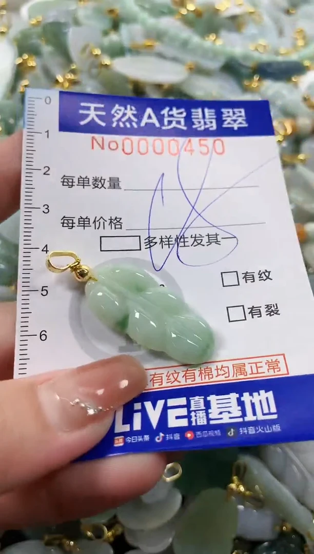 颈饰未镶嵌翡翠天然A货翡翠