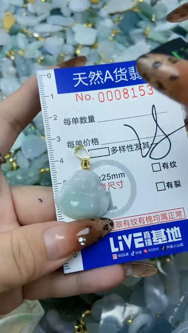 【闪购商品】翡翠颈饰未镶嵌天然A货翡翠