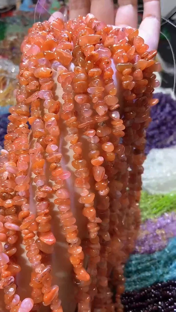 水晶珠宝半成品未镶嵌nanhong